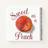 Peach-Notebook Notizblock (Rückseite)