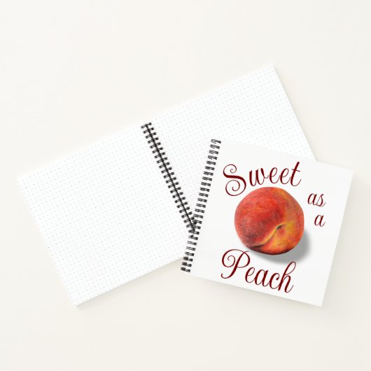 Peach-Notebook Notizblock (Innenseite)