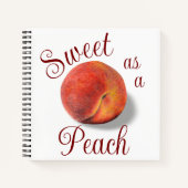 Peach-Notebook Notizblock (Vorderseite)