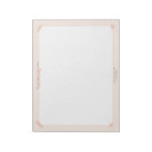 Peach Notepad Good Ideas Start Here Notizblock (Rotiert)