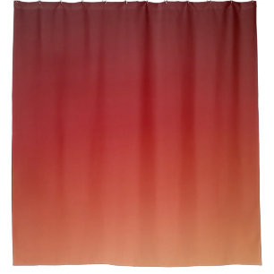 Peach Ombre Brown Duschvorhang