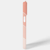 Peach Ombré Streifen Case-Mate iPhone Hülle (Rückseite / Rechts)