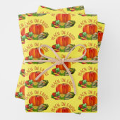 Peach on Earth Funny Christmas Geschenkpapier Set (Beispiel)