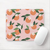 Peach Orange Juice Muster Mousepad (Mit Mouse)