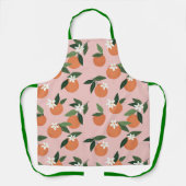 Peach Orange Juice Muster Schürze (Vorderseite)