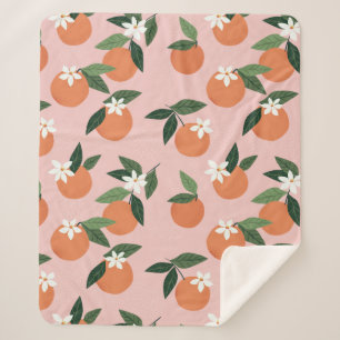 Peach Orange Juice Muster Sherpadecke
