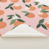 Peach Orange Juice Muster Sherpadecke (3/4)