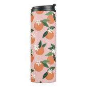 Peach Orange Juice Muster Thermosbecher (Nach links gedreht)