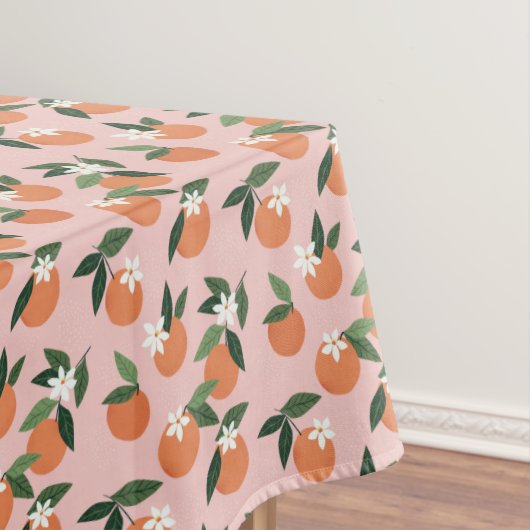 Peach Orange Juice Muster Tischdecke (Beispiel)