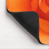 Peach Orange Rose Mousepad (Ecke)