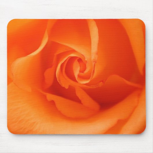 Peach Orange Rose Mousepad (Vorne)