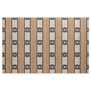 Peach Orange Taupe Beige Brown Bali Batik Muster Stoff