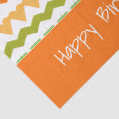 Peach Orange und Green Seidenpapier (Ausschnitt)