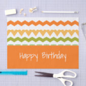 Peach Orange und Green Seidenpapier (Handwerk)