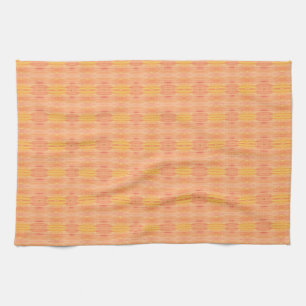 Peach Orange Yellow Pattern Küchentuch