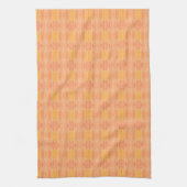 Peach Orange Yellow Pattern Küchentuch (Vertikal)