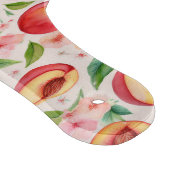 Peach Orchard Bloom - Aquarellfarben Obst und Gemü Schneidebrett (Ecke)