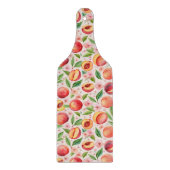 Peach Orchard Bloom - Aquarellfarben Obst und Gemü Schneidebrett (Vorderseite)
