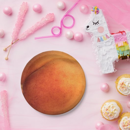 Peach Paper Tellers 7" Pappteller (Party)