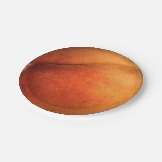 Peach Paper Tellers 7" Pappteller (Schrägansicht)