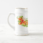 'Peach Paradise' auf einem Stein Bierglas (Links)