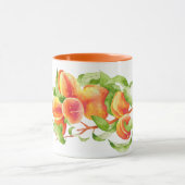 'Peach Paradise' auf einer Combo-Tasse (I) Tasse (Zentrum)