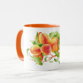 'Peach Paradise' auf einer Combo-Tasse (I) Tasse (Vorderseite Links)
