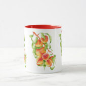 'Peach Paradise' auf einer Combo-Tasse (II) Tasse (Zentrum)