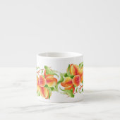 'Peach Paradise' auf einer Espresso-Tasse Espressotasse (Vorderseite)