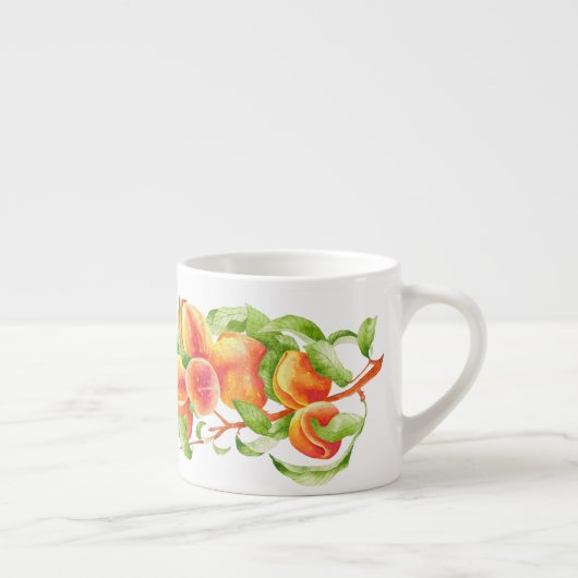 'Peach Paradise' auf einer Espresso-Tasse Espressotasse (Rechts)