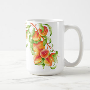 "Peach Paradise" auf einer klassischen Tasse