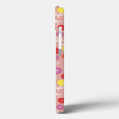 Peach Pastel Floral Ditsy iPhone Case (Rückseite / Links)