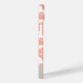 Peach Pattern Rider Individuelle Name Case-Mate iPhone Hülle (Rückseite / Rechts)