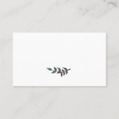 Peach Peonies Guest Table Escortkarten Platzkarte (Rückseite)