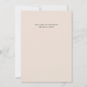 Peach Peonies Sage Floral Budget Hochzeit (Rückseite)