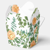 Peach Peony & Rose Floral Wedding Geschenkschachtel (Geöffnet)