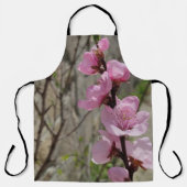 Peach petal flower apron schürze (Vorderseite)