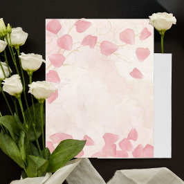 Peach Petals & Cream Scrapbook Papers