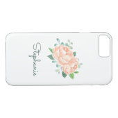 Peach Pey Hübsch Watercolor Case-Mate iPhone Hülle (Rückseite (Horizontal))