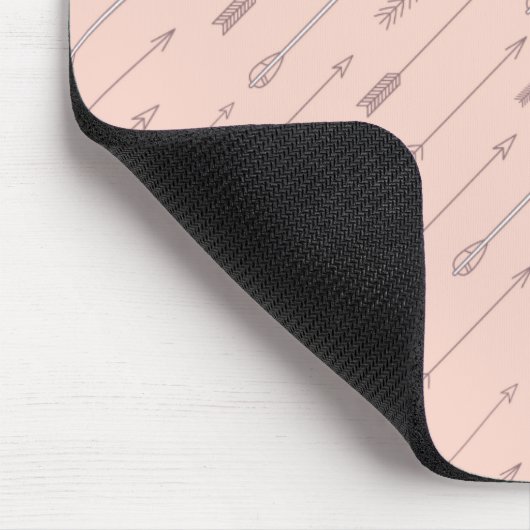 Peach Pfeile Mousepad (Ecke)