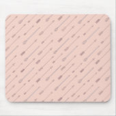 Peach Pfeile Mousepad (Vorne)