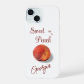 Peach Phone Case iPhone 15 Hülle (Rückseite)
