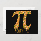 Peach Pi Postkarte (Vorne/Hinten)