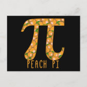 Peach Pi Postkarte (Vorderseite)