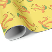 Peach Pi Symbol Math Lehrer Geschenkpapier (Rolleneckpunkt)