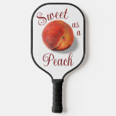 Peach Pickleball Paddle (Rückseite)