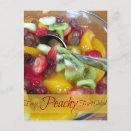 Peach Pie Filling Fruchtsalat Recipe Karte