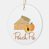 Peach Pie Keramik Ornament (Links)
