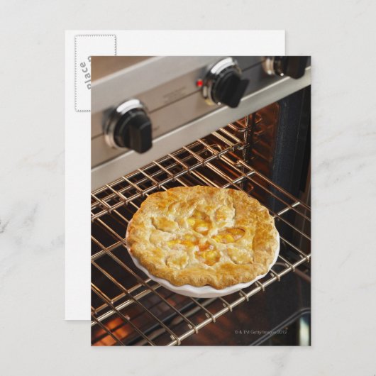 Peach Pie Postkarte (Vorne/Hinten)