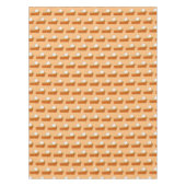 Peach Pie Slice Schnappschüsse Teller Tischdecke (Vorderseite)